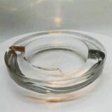 1970s Big Ashtray by Fabio Frontini for Arnolfo di Cambio in Lead Crystal,