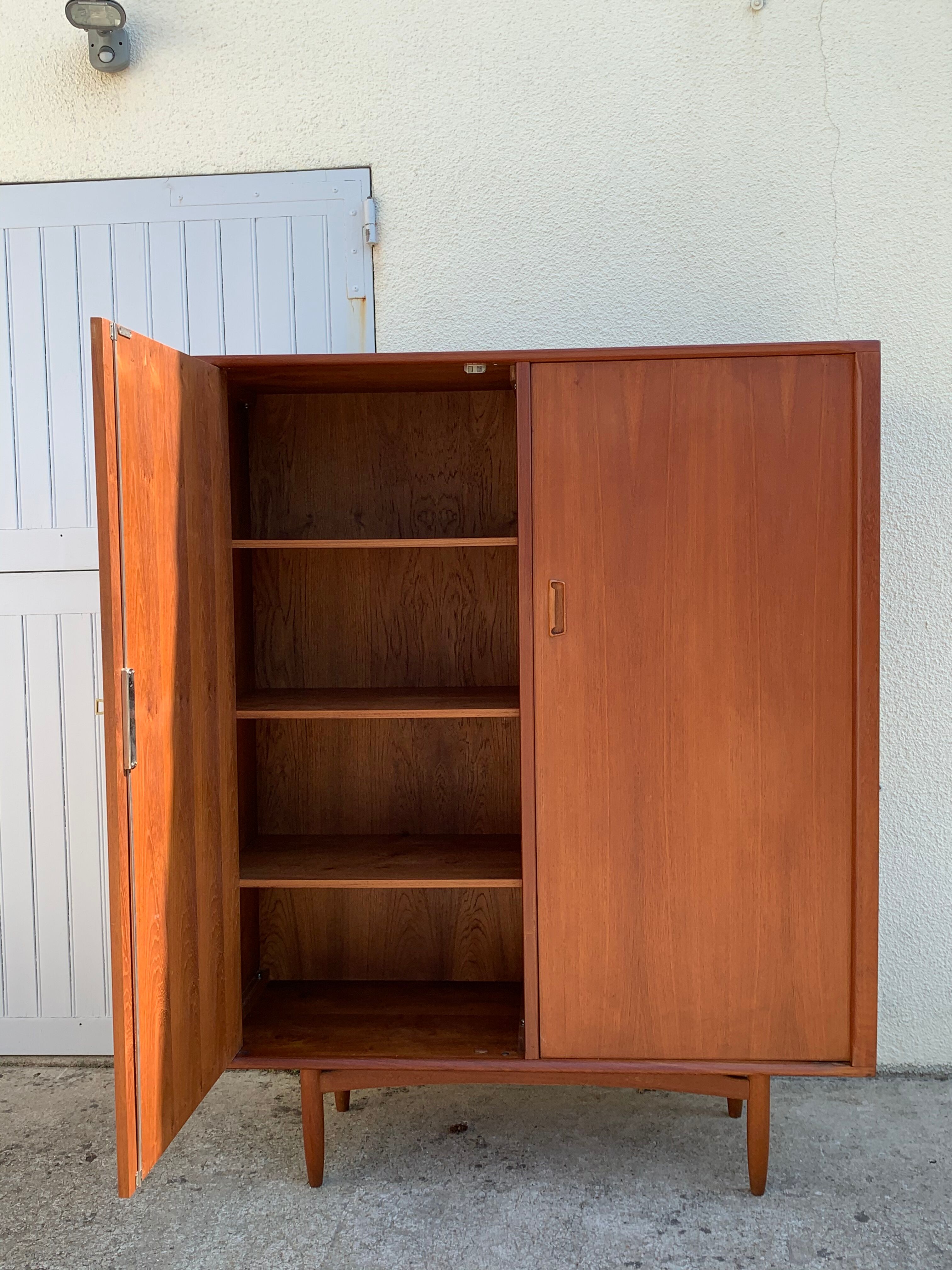 Armoire scandinave en Teck 1960 Selency