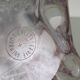 Twisted crystal lamp base - Cristallerie de Lorraine