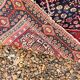 Ancient Senneh Persian rug 195x135cm handmade Herati wool Orient
