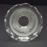 Set of 4 Victorian Style Bell-Shaped Glass Replacement Shades Frilled Edge