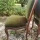 Chaise velours empire