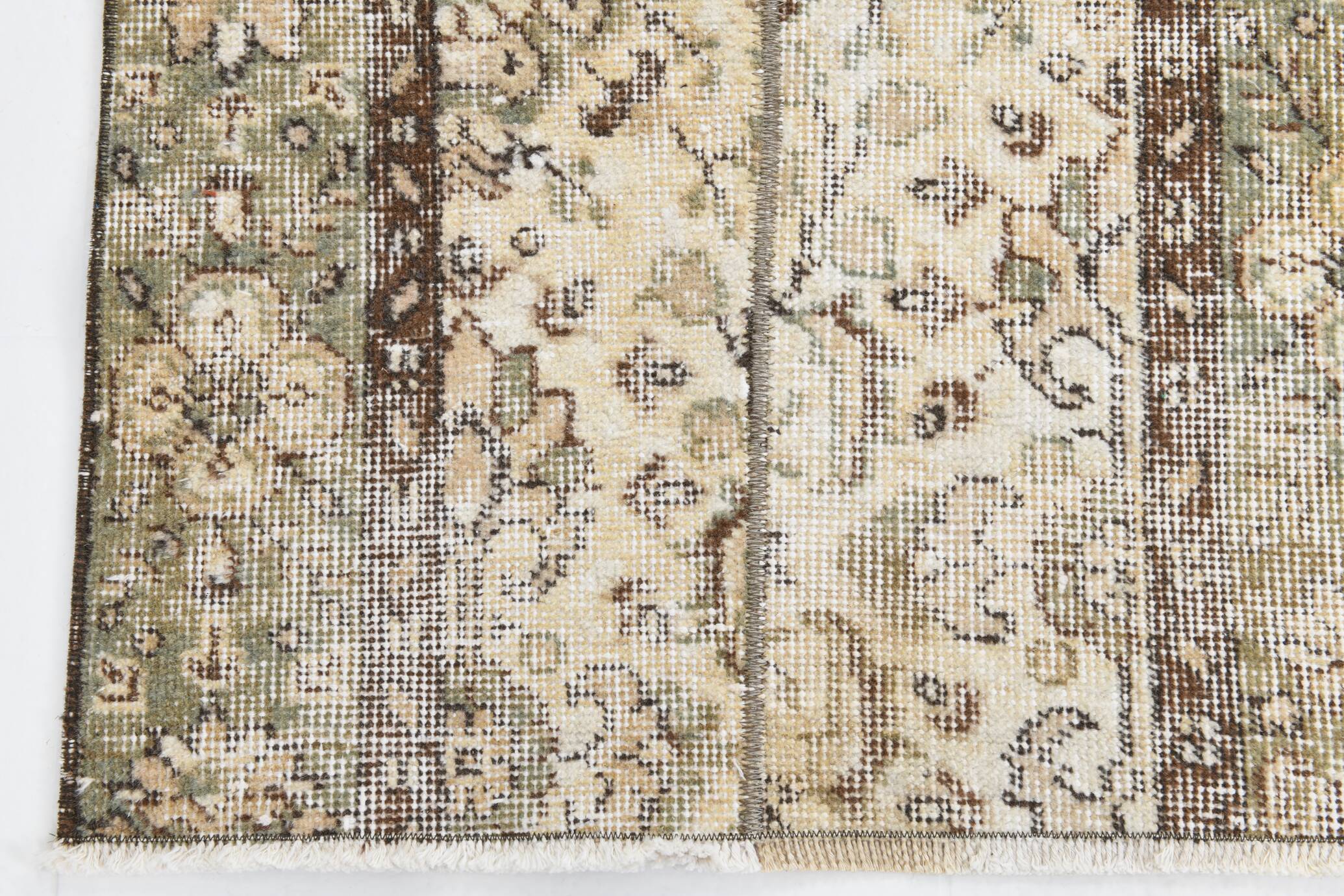 2x8 Shabby Chic Rug For Kitchen Vintage Runner Rug, 64x241Cm