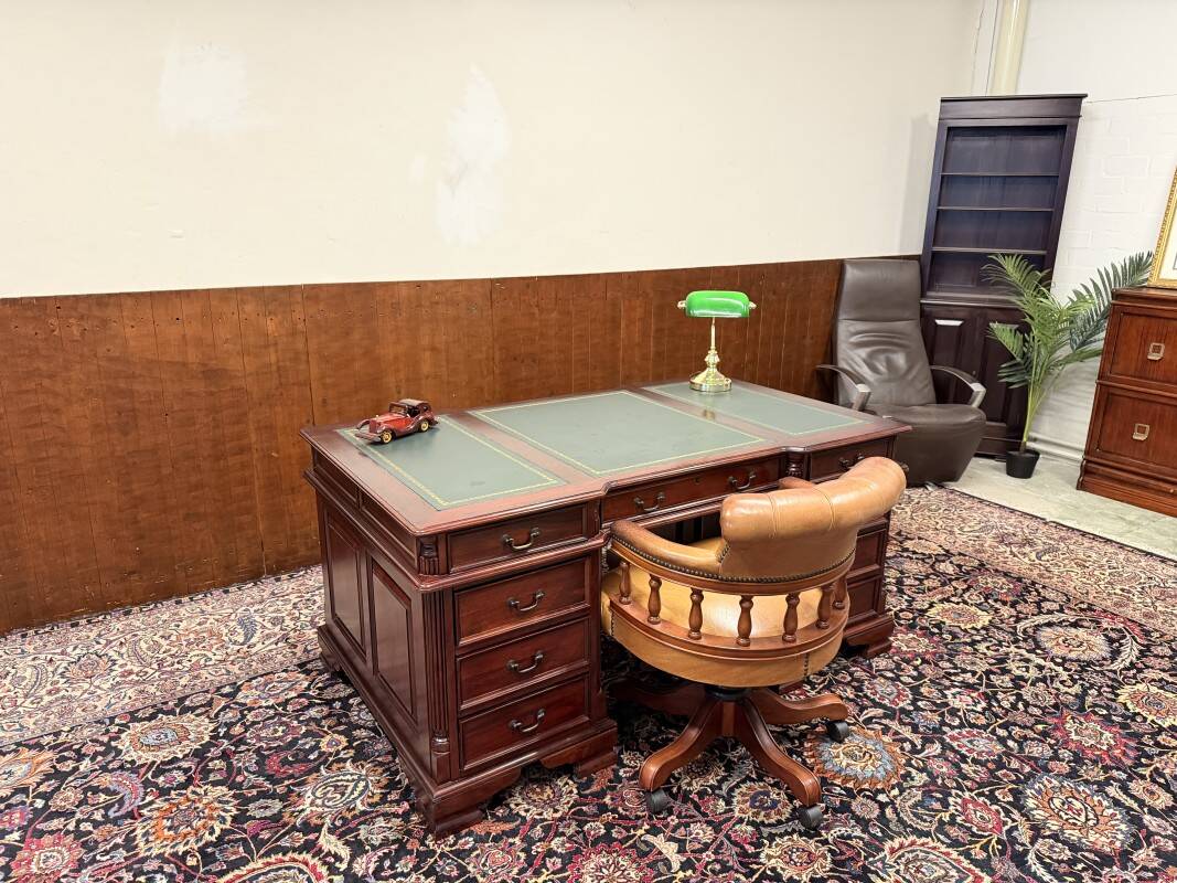 Classic English Mahogany Desk