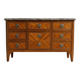 Commode époque Louis XVI en marqueterie de bois précieux