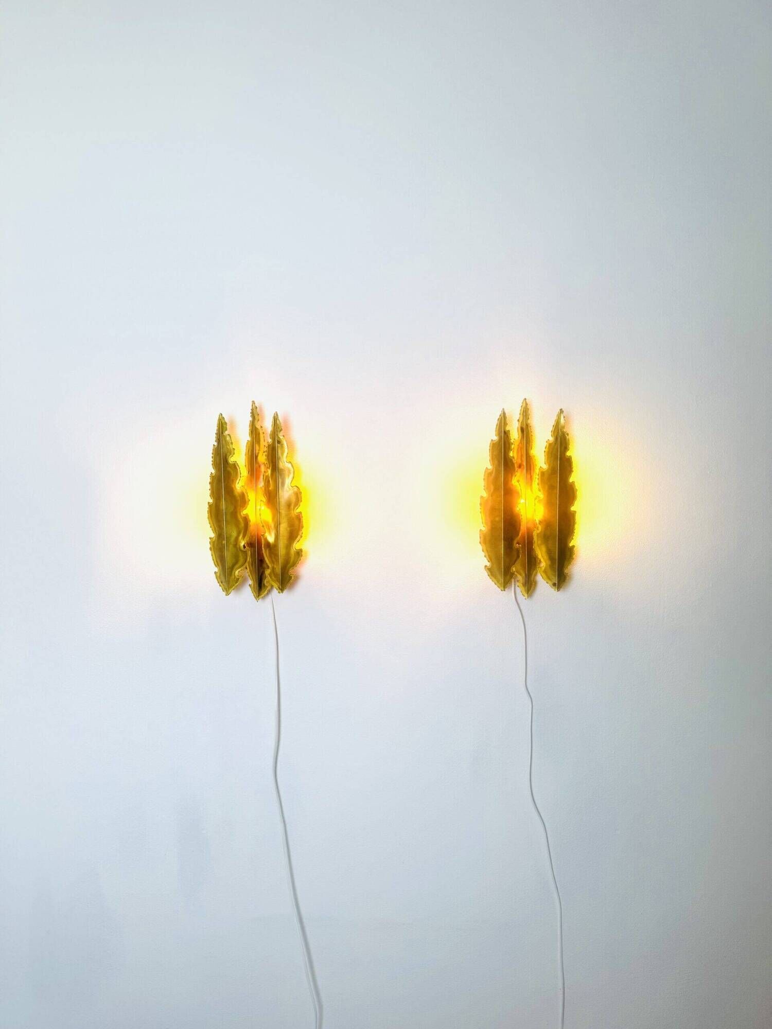 Model 5193 Brutalist Wall Lights By Svend Aage Holm-Sørensen For Holm-Sørensen & Co, Denmark 1960S