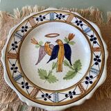Assiette XVIIIeme faïence de Nevers