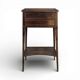 Louis XVI style bedside table in mahogany, late 19th century.