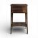 Louis XVI style bedside table in mahogany, late 19th century.