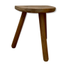 Wooden tripod stool