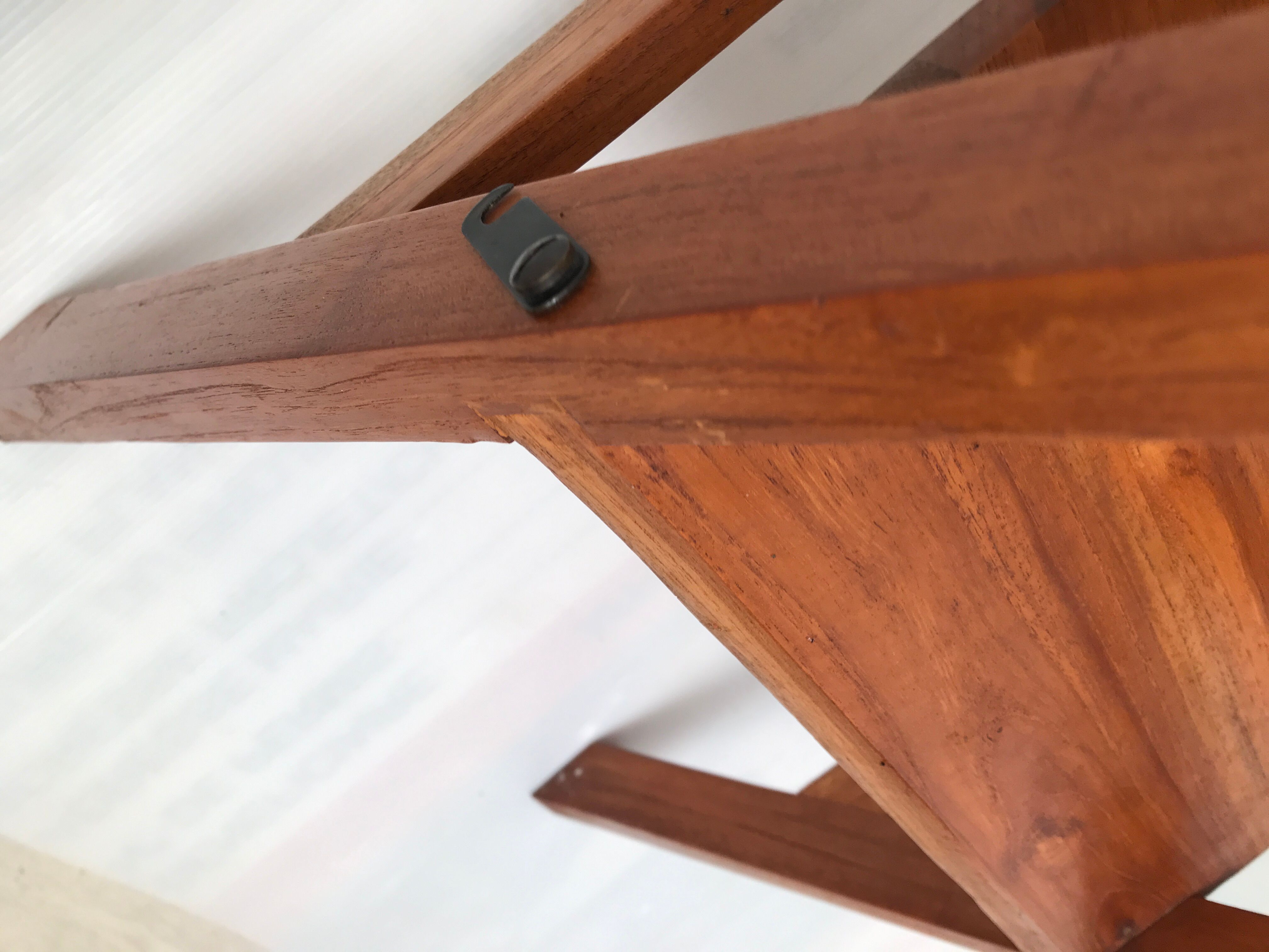 Vintage library stepladder chair