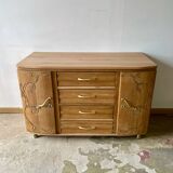 Vintage chest of drawers, 1930s, renovated