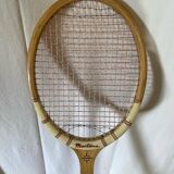 Raquette ancienne tennis montana red star bois vintage
