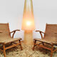 Vintage Dutch design rope chairs Vroom & Dreesman 1960