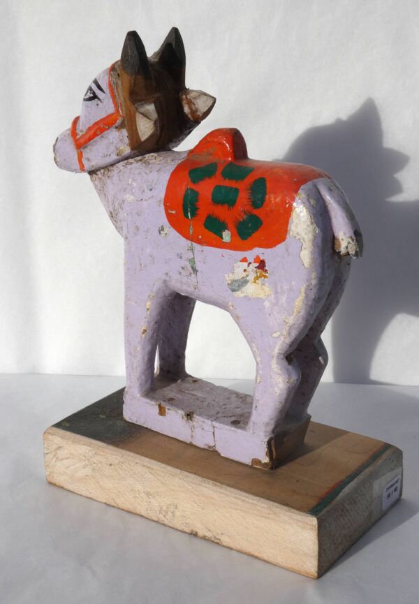 Vache indienne patine et piece d'origine inde
