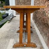Vintage wooden bistro table