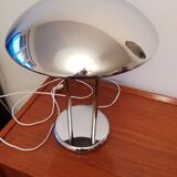 Chrome mushroom lamp