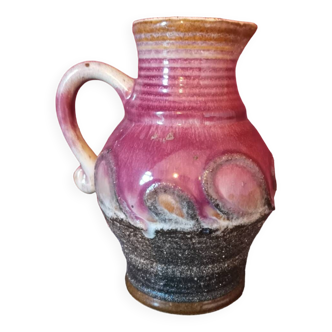 Bi-material ceramic pitcher