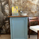 Buffet ancien bleu zingueur