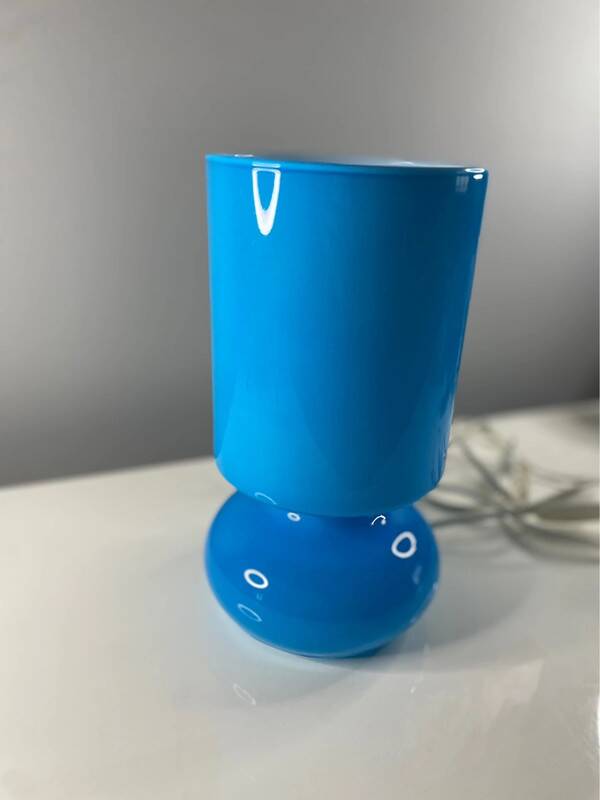 Vintage IKEA Blue Lamp