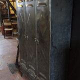 Industrial locker room three doors