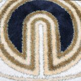 Højer Eksport Wilton Round Rug, 1960S