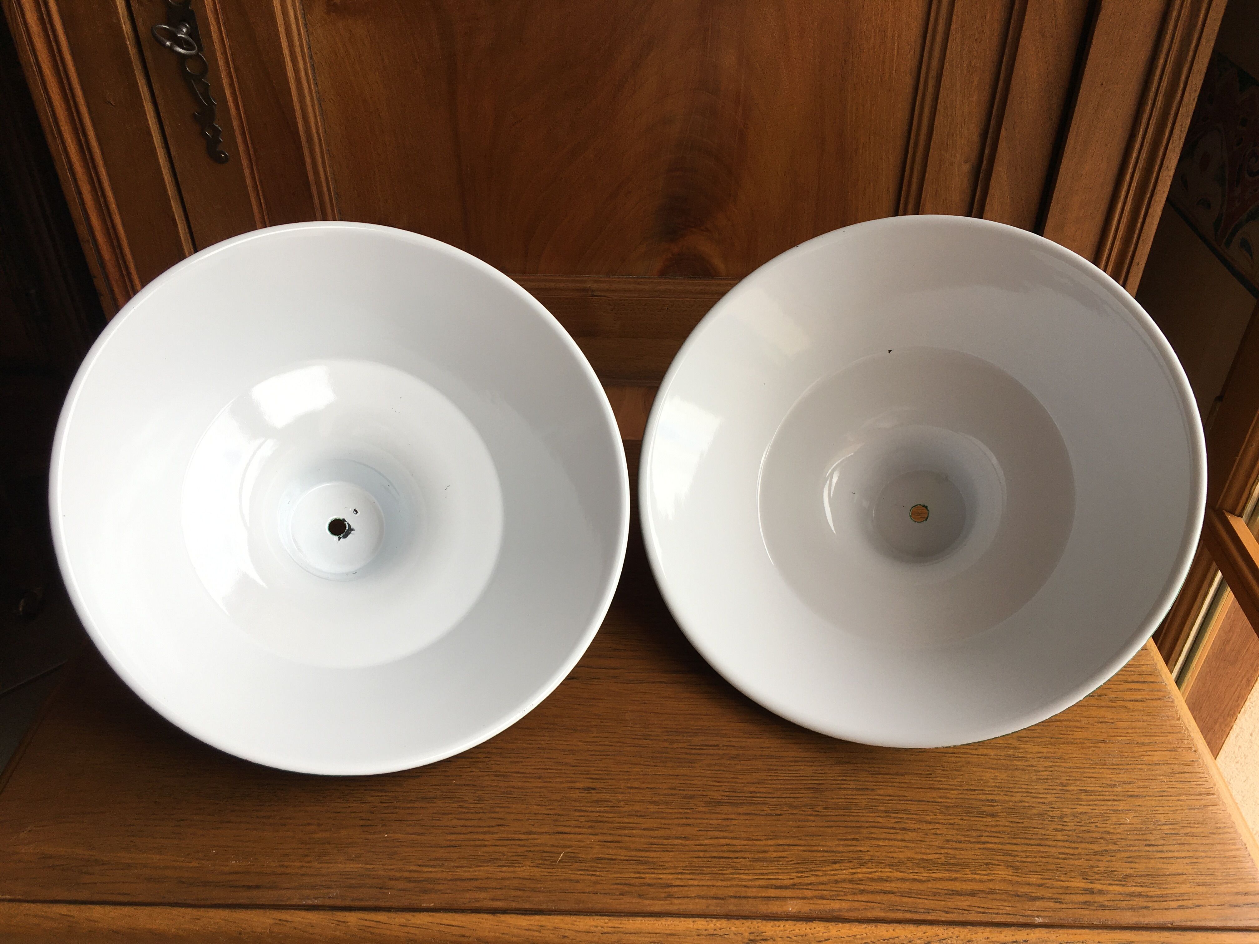 Lot of two old lampshades