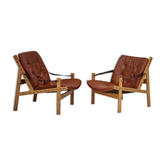 Paire de fauteuils modèle « Hunter » de Torbjørn Afdal 1970