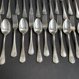 12 Christofle table forks and 12 spoons