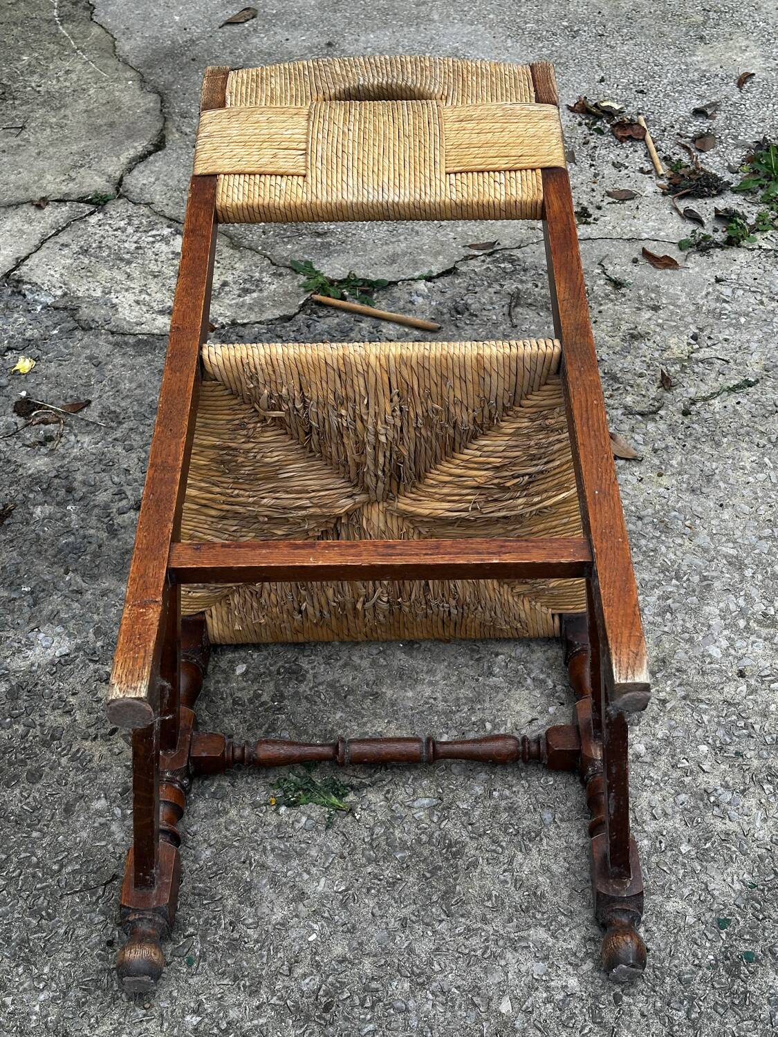Set of 6 chairs and 2 armchairs, Brutalist style, 1950s