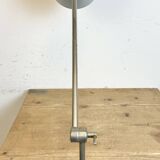 Grey Industrial Factory Office Desk Lamp from Elektrosvit, 1970s