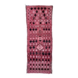 Red Boujad Moroccan rug - 355 x 128 cm