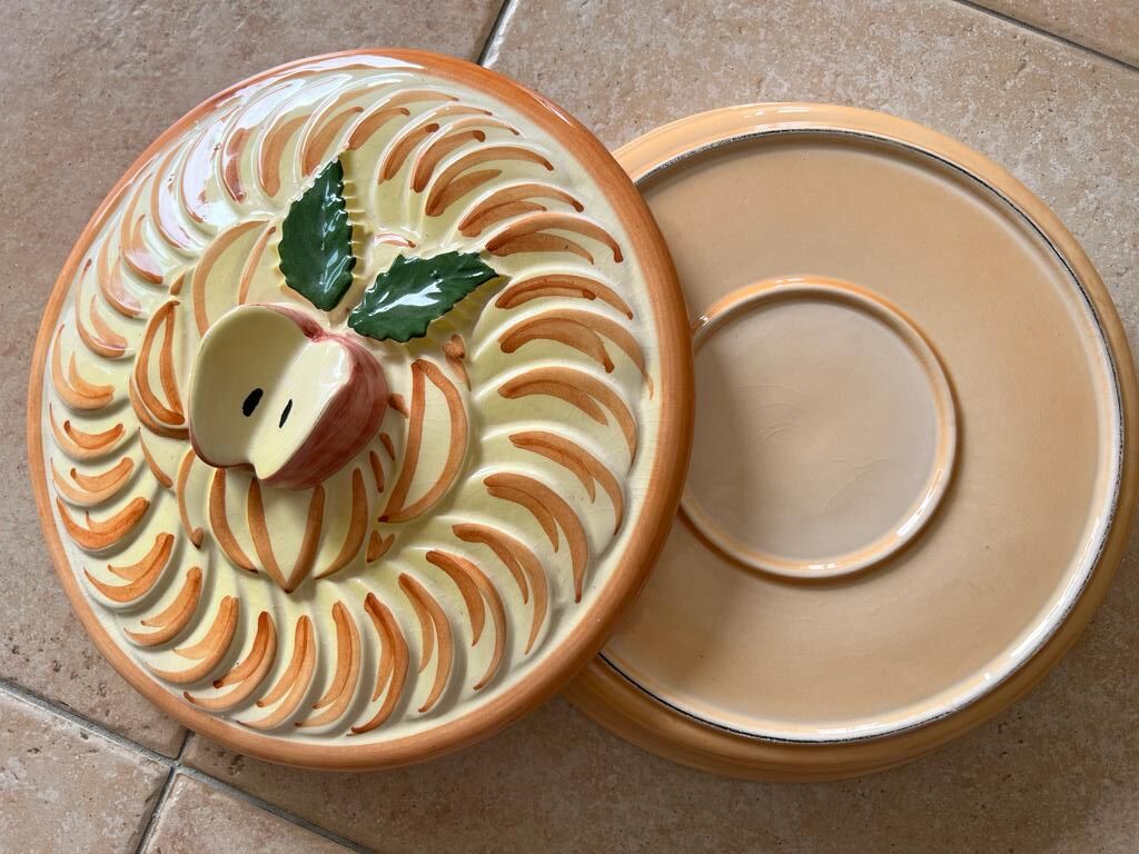 Cake Mold / Presentation Dish Apple Pie - Ceramic