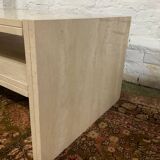 Travertine TV cabinet from the 70s