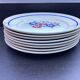 8 K & G Lunéville Sylvain pattern dinner plates