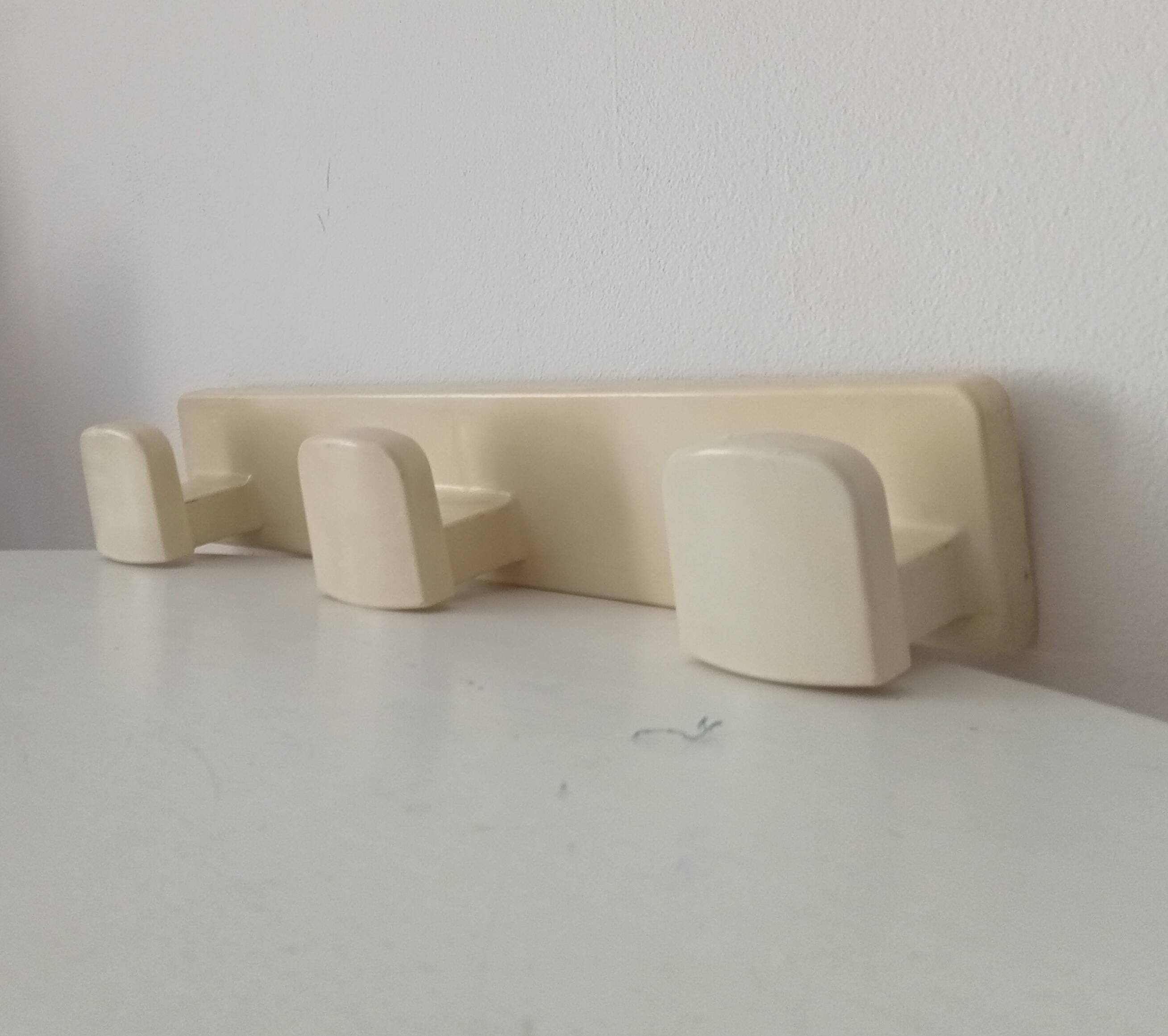 Vintage wall coat rack from the 70s