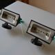 Paire de lampes appliques murales postmodernistes 1980