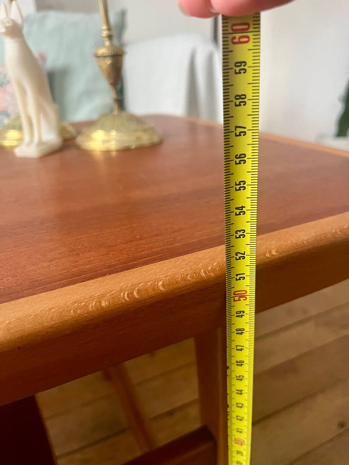 Scandinavian coffee table in teak