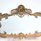 Grand miroir en bronze de style Louis XV