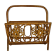 Rattan magazine holder