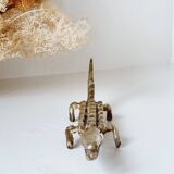Crocodile en laiton stylisé