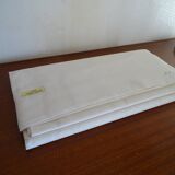 Flat sheet pure weft linen cotton 310 x 220 new period labels