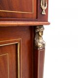 Large double-sided Empire-style desk, France, circa 1870. After renovation.