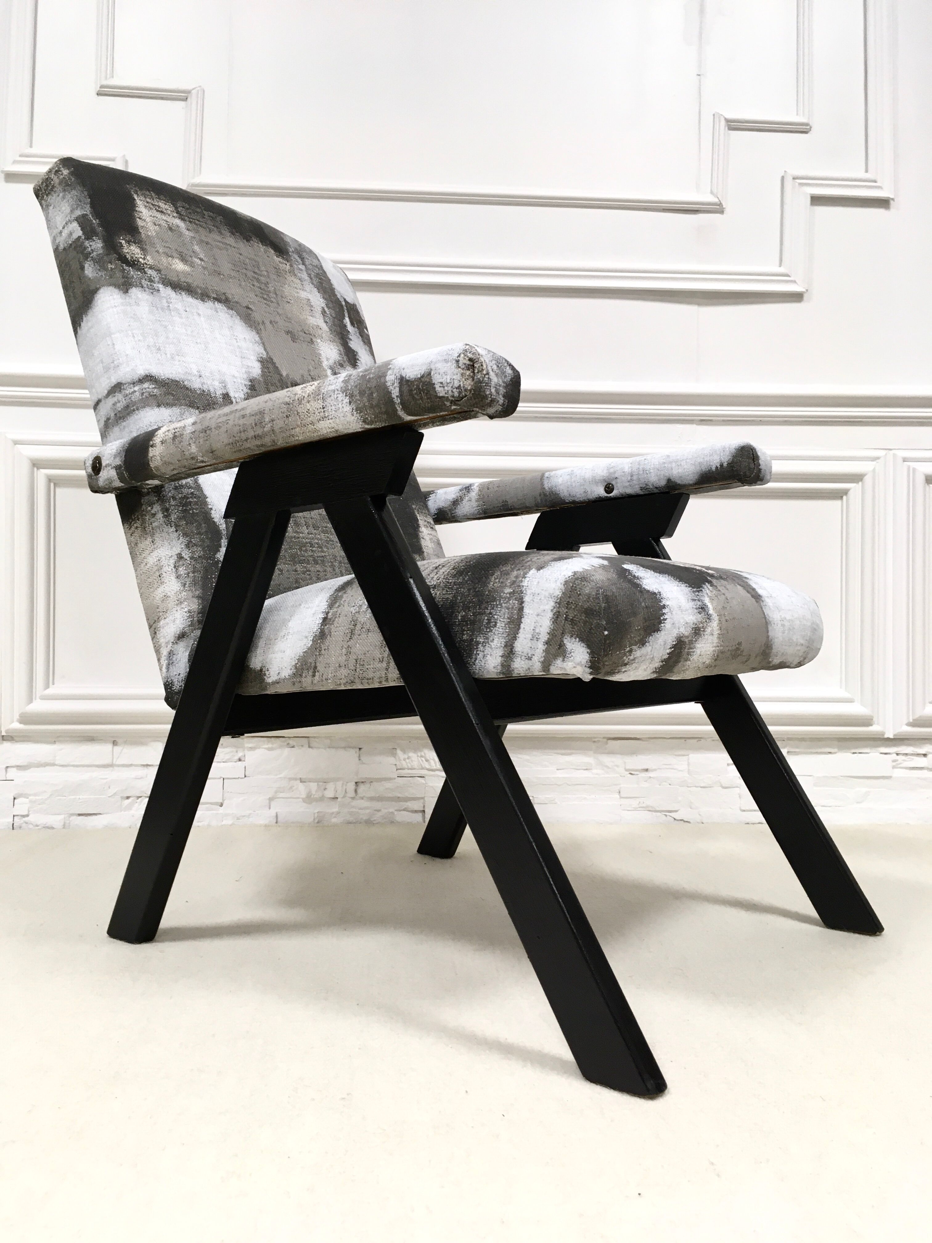 Restored Scandinavian armchair