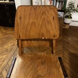 Dining table + 6 vintage chairs – 1960s modernism