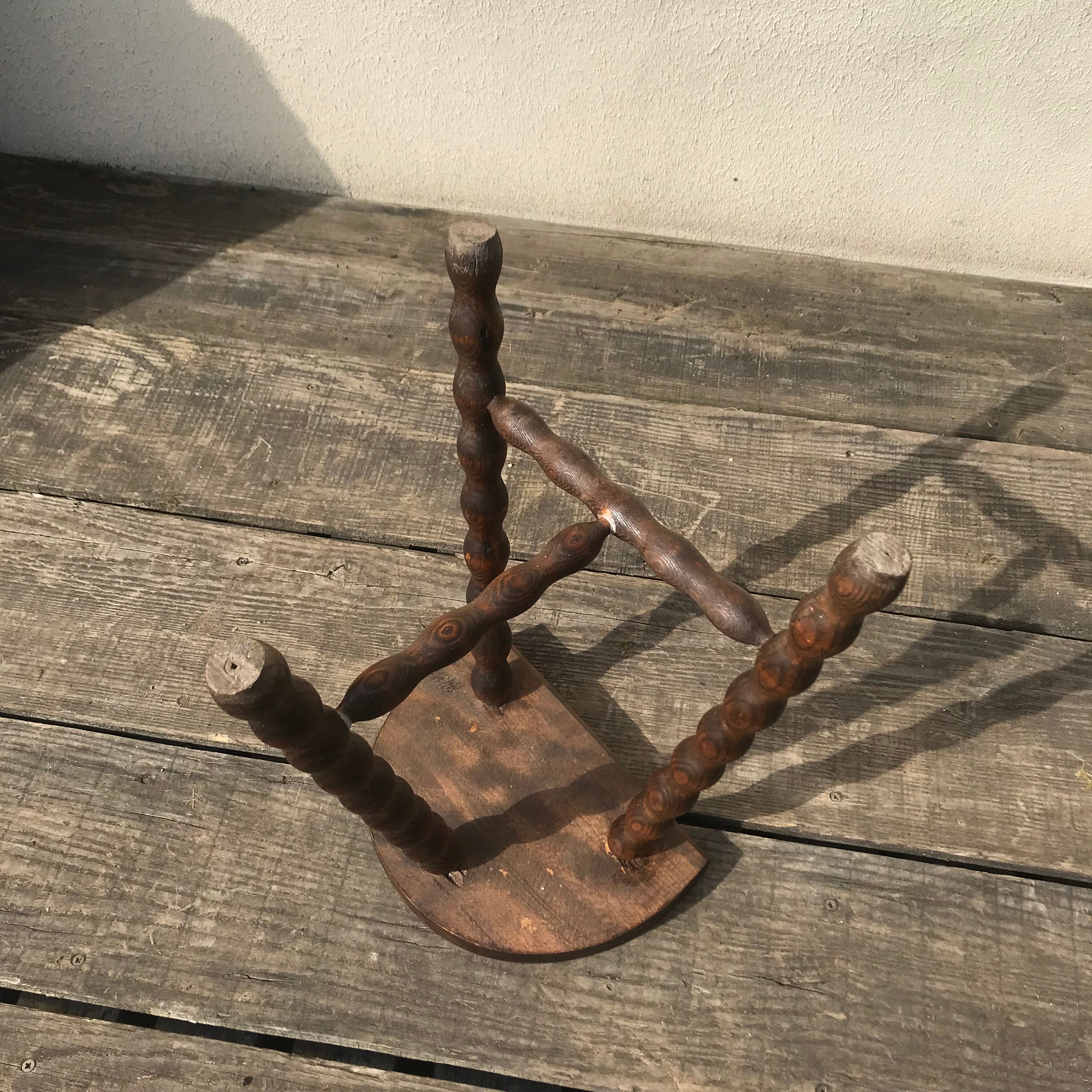 Vintage tripod stool