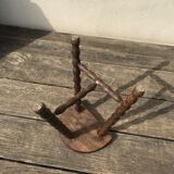 Vintage tripod stool