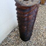Old wooden harness column