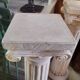 Paire de colonnes selettes en béton