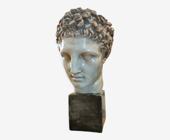 Tête en plâtre